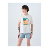 Loft Kadın T-shirt LF2040077 OFF WHITE