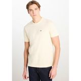 Loft Lee Bisiklet Yaka Erkek T-Shirt L60UFQ614 - Bej - XL