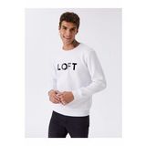 Loft LF2028819 Beyaz Erkek Sweatshirt