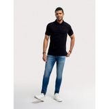 Loft LF2035136 Siyah Erkek Polo Yaka T-shirt