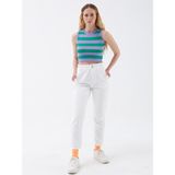 Loft Long Crop Kadın Atlet - Lila