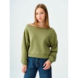 Loft Long Crop Kadın Sweatshirt