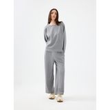 Loft Loose Fit Kadın Eşofman Altı - Gri