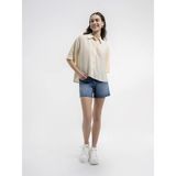 Loft Loose Fit Kadın Gömlek K.kol - Ekru