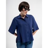 Loft Loose Fit Kadın Gömlek K.kol - Lacivert