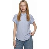 Loft Loose Fit Kadın Gömlek K.kol - XL - Açık Mavi