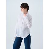 Loft Loose Fit Kadın Gömlek U.kol - Beyaz