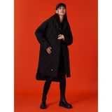 Loft Loose Fit Kadın Kaban - M - Siyah