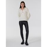Loft Loose Fit Kadın Kazak - Beyaz - XS