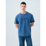Loft Loose Fit Lacivert Erkek T-Shirt LF2038697 - M