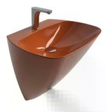 Loft Monoblok Lavabo Parlak Turuncu
