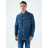 Loft Oversize Erkek Gömlek U.kol - Denim