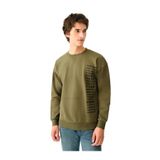 Loft Oversize Erkek Sweatshirt,Haki S