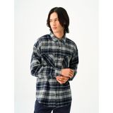Loft Oversize Fit Erkek Gömlek U.kol - Lacivert