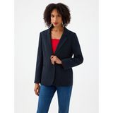 Loft Oversize Kadın Ceket - Lacivert - M