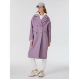Loft Oversize Kadın Kaban - Lila