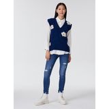 Loft Regular Fit Bayan Kazak - Saks Mavi