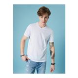 Loft Regular Fit Beyaz Erkek T-shirt Lf2029279