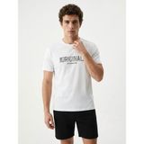 Loft Regular Fit Beyaz Erkek T-Shirt LF2042733 - XL