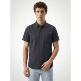 Loft Regular Fit Erkek Gömlek K.kol - Siyah - XL