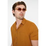 Loft Regular Fit Erkek Gömlek K.kol - XL - Turuncu