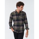 Loft Regular Fit Erkek Gömlek U.kol - 2XL - Haki