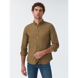 Loft Regular Fit Erkek Gömlek U.kol - 2XL - Kahverengi