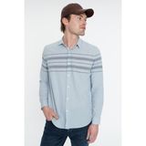 Loft Regular Fit Erkek Gömlek U.kol - XL - Açık Mavi