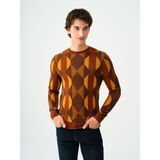 Loft Regular Fit Erkek Kazak - Sarı - 2XL