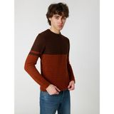Loft Regular Fit Erkek Kazak - XL - Kahverengi