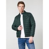 Loft Regular Fit Erkek Mont - Koyu Yeşil - 2XL