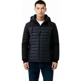 Loft Regular Fit Erkek Mont Siyah Kapüşonlu Yaka ile Günlük Kullanım İçin Rahat Tasarım - XL
