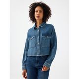Loft Regular Fit Kadın Gömlek U.kol - S - Denim