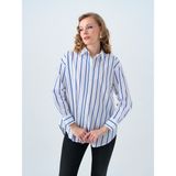Loft Regular Fit Kadın Gömlek U.kol - Saks Mavi