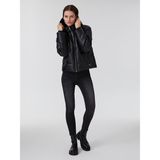 Loft Regular Fit Kadın Mont Pu - Siyah