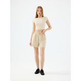 Loft Regular Fit Kadın Şort - Bej - S