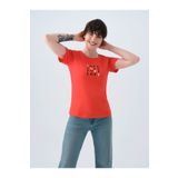 Loft Regular Fit Kırmızı Kadın T-shirt Lf2038544