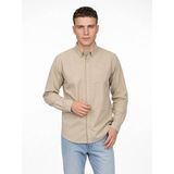 Loft Relax Fit Bej Erkek Gömlek LF2042324 - XL
