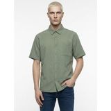 Loft Relax Fit Erkek Gömlek K.kol - Açık Haki - 2XL