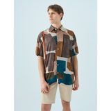 Loft Relax Fit Erkek Gömlek K.kol - Çok Renkli - 2XL