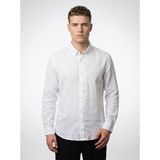 Loft Relax Fit Erkek Gömlek U.kol - Beyaz - 2XL