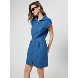 Loft Slim Fit Bayan Elbise - XS - Mavi