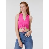 Loft Slim Fit Kadın Atlet - XS - Fuşya