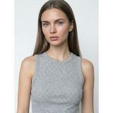 Loft Slim Fit Kadın Bluz K.kol - Gri Melanj - XL