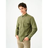 Loft Uzun Kol Haki Erkek Gömlek LF2036930 - XL