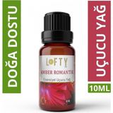 Lofty Amber Romantik Uçucu Yağ 10 ml Konsantre Oda Kokusu Esansı Doğa Dostu Özellikli