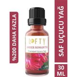 Lofty Amber Romantik Uçucu Yağ Buhurdanlık Esansı Konsantre Oda Kokusu Esans Buhur Yağı 30ML