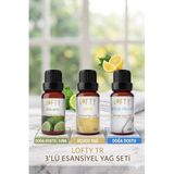 Lofty Bergamot, Temizlik Ferahlığı, Limon Doğal Uçucu Yağ Saf Buhurdanlık Esansı Oda Kokusu Esans Buhur Yağı 10ml