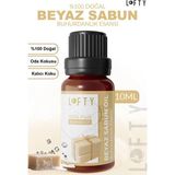 Lofty Beyaz Sabun Saf Uçucu Yağ (10ML) -%100 Doğal Esansiyel Yağ | Buhurdanlık, Difüzör ve Oda Kokusu Için Ferahlatıcı Etki - 001-Renkli - 100 x 100 cm