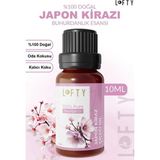 Lofty Kirazı Çiğçeği Saf Uçucu Yağ (10ML) -%100 Doğal Esansiyel Yağ | Etkileyici ve Egzotik Oda Kokusu, Buhurdanlık ve Difüzör Yağı